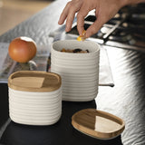 GUZZINI Tierra Barattolo M 1L Plastica Bianco Latte
