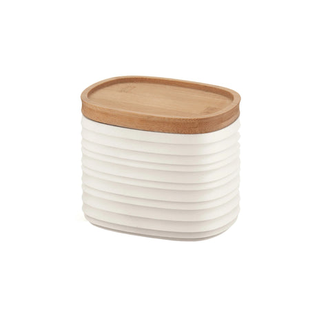 Barattolo Tierra Guzzini in plastica riciclata bianco latte 500 ml