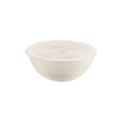Ciotola con coperchio Guzzini Tierra in plastica riciclata bianco latte 25 cm