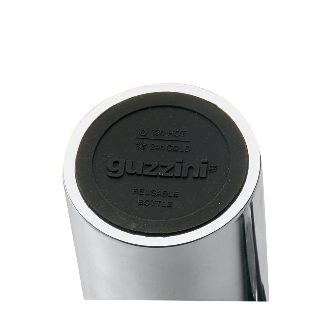 GUZZINI Energy Bottiglia Termica da Viaggio On The Go M 500ml Bianco Acciaio Inox