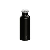 Bottiglia termica Guzzini in acciaio inox nero 500 ml 21 cm