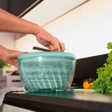 GUZZINI Preparation Centrifuga per Insalata Spin&Store 5L Verde in Plastica