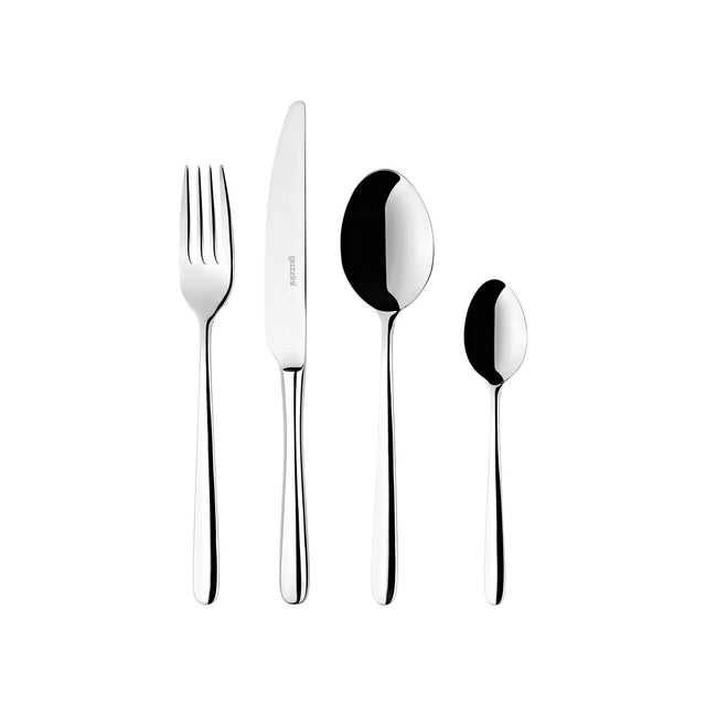 Set posate Frida Guzzini in acciaio inox finitura lucida 24 pezzi