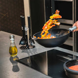 GUZZINI Cook&Space Padella Wok con Manico Removibile 32cm