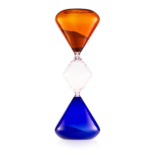 Clessidra Momentum Emò Italia in vetro soffiato colorato 37 cm