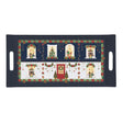 Vassoio con manici Festive Avenue Easy Life in melamina blu 40x19 cm