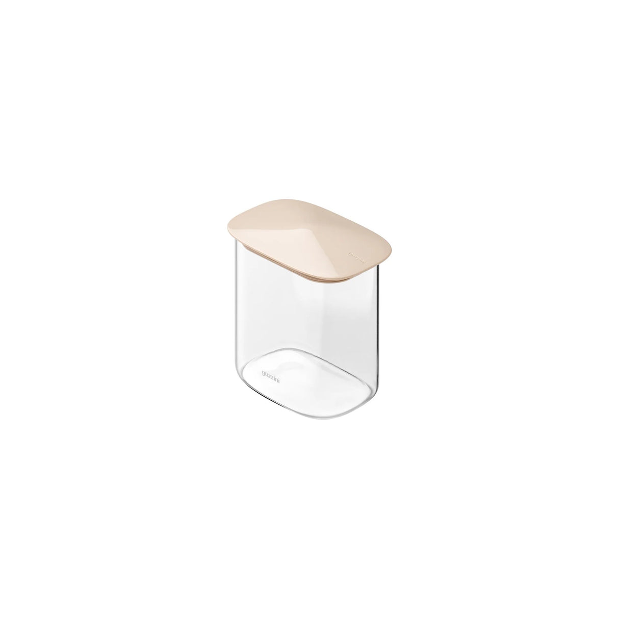 GUZZINI Barattolo Rettangolare in Vetro M 1L Fresh & Style Beige