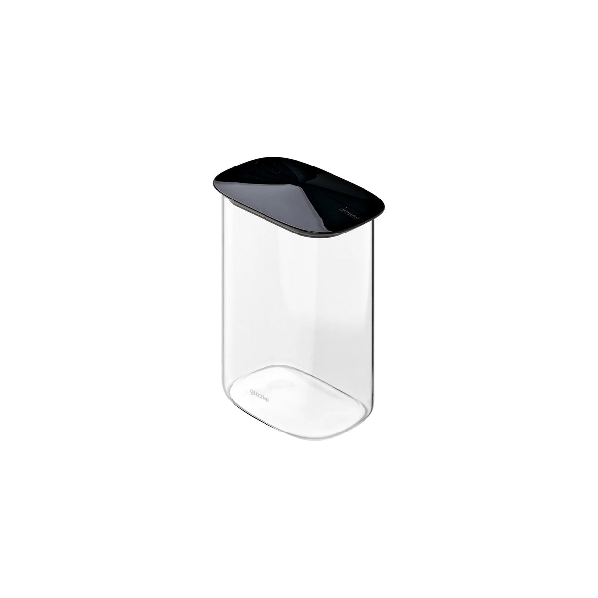 GUZZINI Barattolo Rettangolare in Vetro L 1,3L Fresh & Style Nero