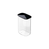 GUZZINI Barattolo Rettangolare in Vetro L 1,3L Fresh & Style Nero