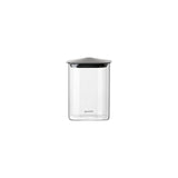 GUZZINI Barattolo Quadrato in Vetro M 1L Fresh & Style Nero