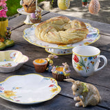 VILLEROY &amp; BOCH Spring Awakening Stand Cake Plate on Foot 33cm Easter Table