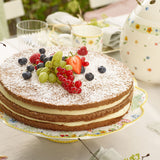 VILLEROY &amp; BOCH Spring Awakening Stand Cake Plate on Foot 33cm Easter Table