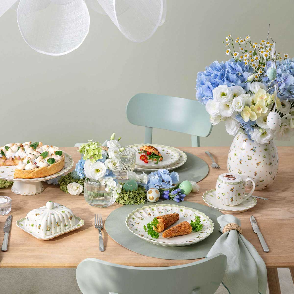 VILLEROY & BOCH Easter Delight Burriera in Porcellana 18,5x16cm Tavola di Pasqua
