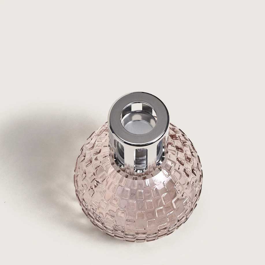 LAMPE BERGER Lampada Catalitica Cofanetto Disco Rose con Flacone 250ml Douceur de Pamplemousse