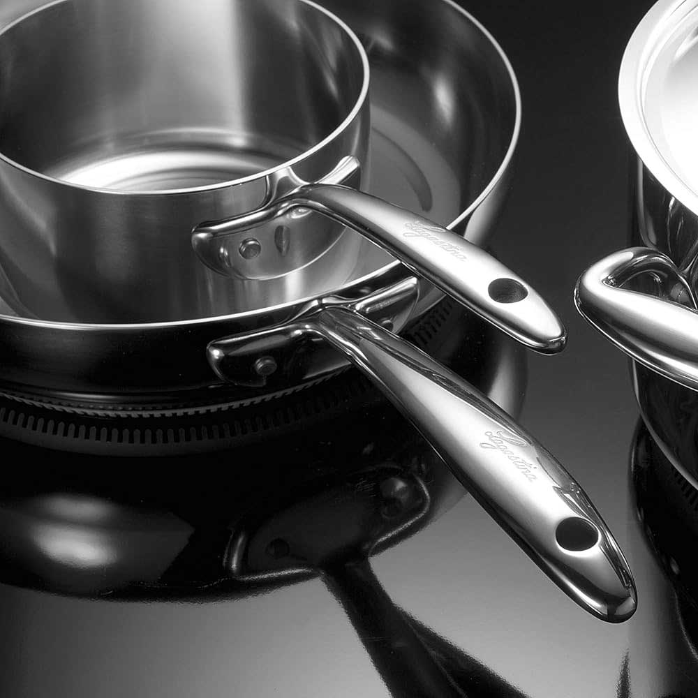LAGOSTINA Accademia Casseruola Fonda con Manico Lungo 14cm Acciaio Inox