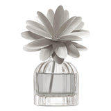 Diffusore a bastoncino Muha Flower 60 ml con fiore in legno Fiori di Cotone