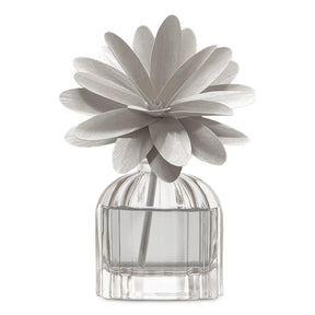 Diffusore a bastoncino Muha Flower 60 ml con fiore in legno Fiori di Cotone