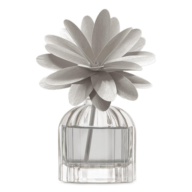 Diffusore a bastoncino Muha Flower 60 ml con fiore in legno Fiori di Cotone