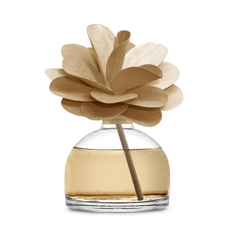 Diffusore a bastoncini Muha Flower 200 ml con fiore in legno decorativo