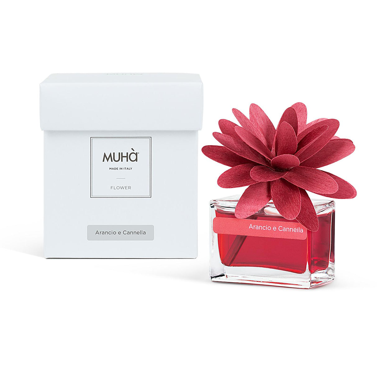 MUHA' Profumatore d'Ambiente Diffusore Flower 30ml Arancio e Cannella
