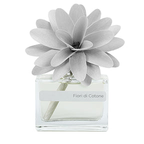 Diffusore a bastoncino Muha con fiore in legno 30 ml Fiori di Cotone