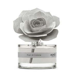 Diffusore Rosa Muha in vetro con fiore decorativo fragranza 50 ml