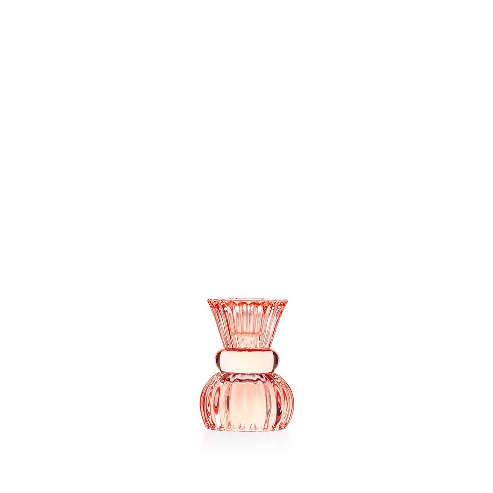 Candeliere Marrakech Emò Italia in vetro color cipria 8 cm