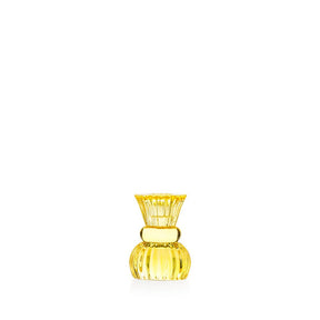 Candeliere Marrakech Emò Italia in vetro giallo decorato 8 cm