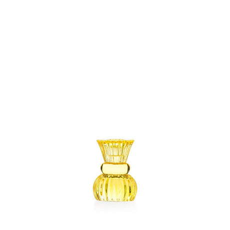 Candeliere Marrakech Emò Italia in vetro giallo decorato 8 cm