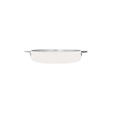 COOKUT La Meravigliosa Padella con Manici 24cm Bianco Acciaio Inox