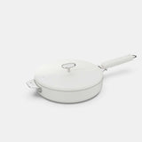COOKUT La Meravigliosa Padella con Manici 24cm Bianco Acciaio Inox