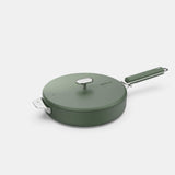 COOKUT La Meravigliosa Padella con Manici 24cm Verde Acciaio Inox