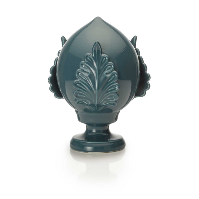 Pumo pugliese Palais Royal in ceramica blu ottanio 20 cm