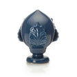 Pumo pugliese Palais Royal in ceramica blu lucida 20 cm