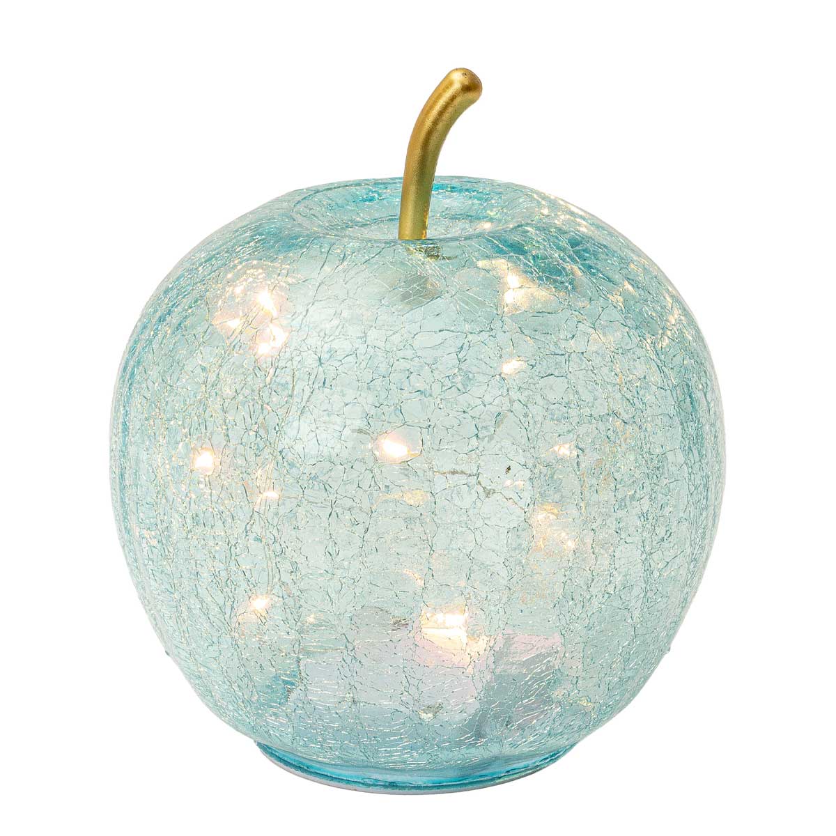 Mela decorativa Palais Royal in vetro con luce LED 17 cm