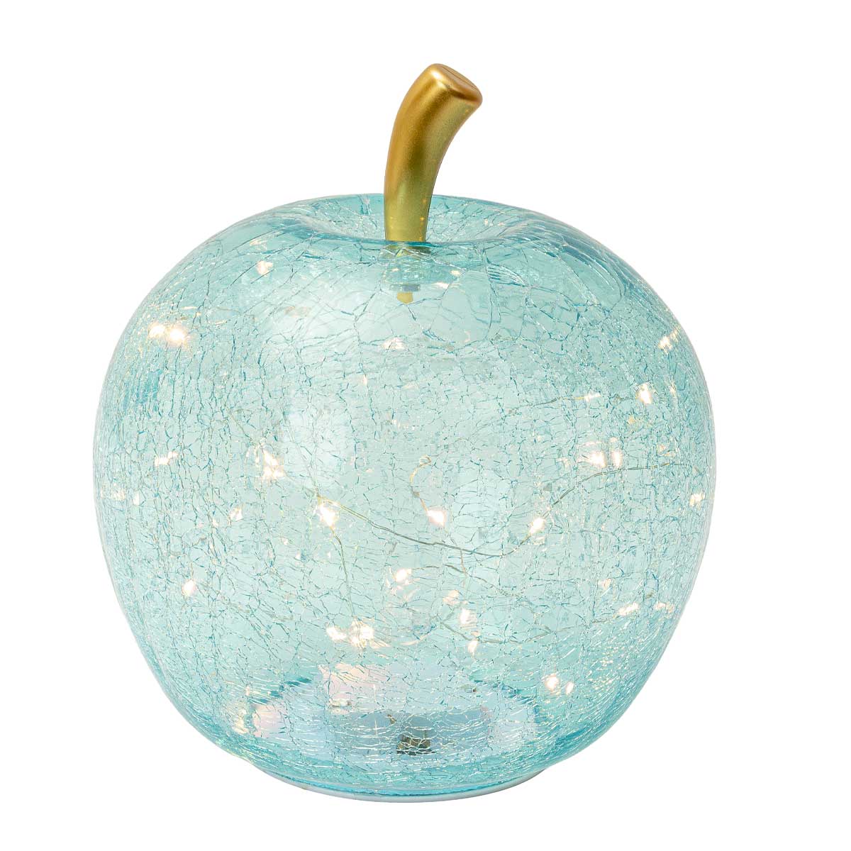 Mela decorativa Palais Royal in vetro con luce LED 24 cm
