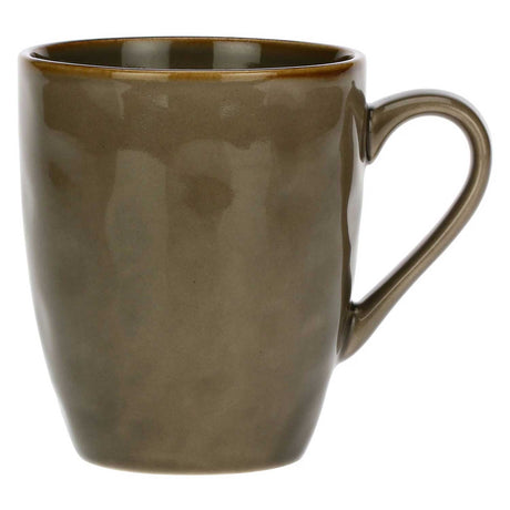 Tazza mug Concerto Rose & Tulipani in stoneware grigio tortora 430 ml