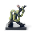 Scultura Il Serpente Lladrò in porcellana finitura lucida 19x18 cm