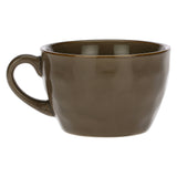 ROSE &amp; TULIPS Concerto Breakfast Mug 420ml Dove Gray Stoneware