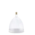 Centrotavola Le Cupole Kartell in tecnopolimero bianco 24x30,5 cm
