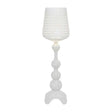 Lampada da terra Kabuki Kartell in tecnopolimero con trama traforata