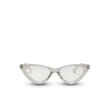 OKKIA Adriana Small Cat Eye Occhiali da Lettura Donna Glitter +2.00