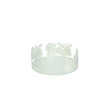 Portapiatti Melograno Brandani in metallo bianco 24x9 cm