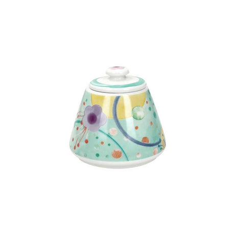 Zuccheriera Bollicine Brandani in New Bone China bianca 9x10 cm
