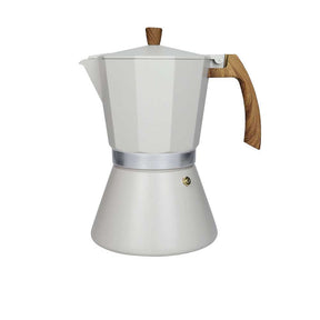 Caffettiera Tuttinsieme Brandani in alluminio color tortora 9 tazze