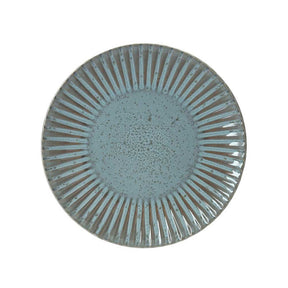 Piatto frutta Melange Brandani in stoneware color acquamarina 21 cm