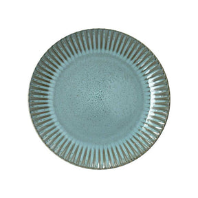 Piatto fondo Brandani in stoneware color acquamarina 20,5 cm