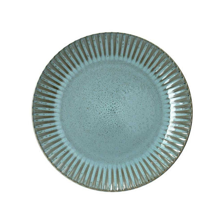 Piatto fondo Brandani in stoneware color acquamarina 20,5 cm