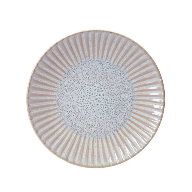 Piatto frutta Melange Brandani in stoneware color avorio 21 cm