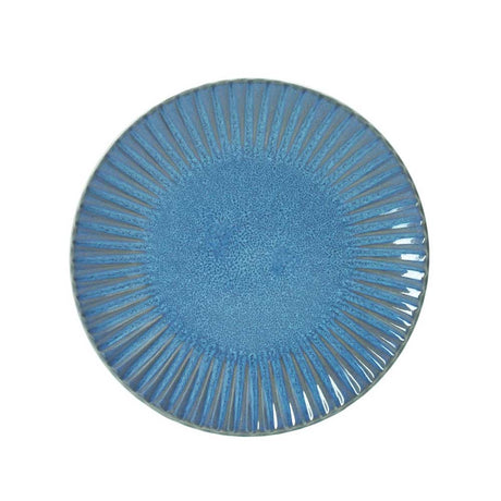 Piatto frutta Melange Bluette Brandani in stoneware diametro 21 cm